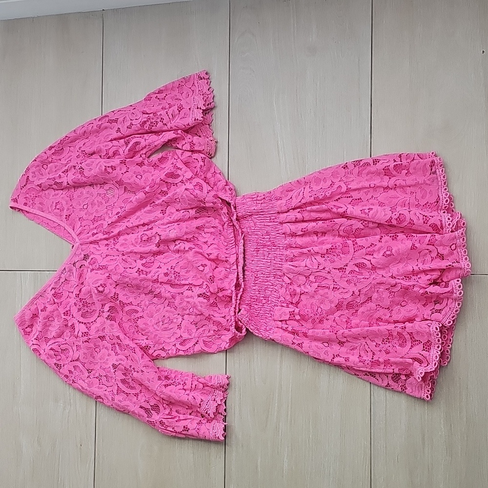 Pink Lace Two-Piece Set - Picture 5 of 5
